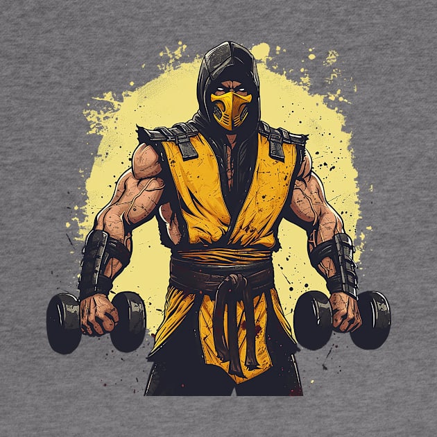 scorpion at gym by dorapeterx